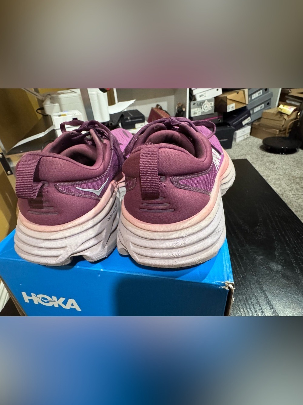 Hoka Bondi 8 Women's Running Shoes Size 7.5 in box - Picture 13 of 14